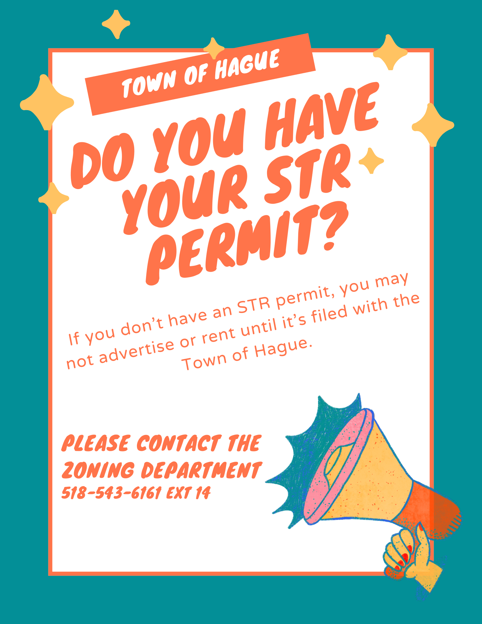 You must have an STR Permit to rent your property